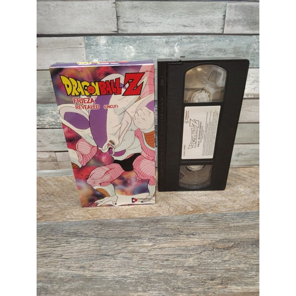 Dragon Ball Z DBZ Frieza Saga UNCUT VHS Box Set Vol 1-10 Connecting Spine Art - Picture 15 of 16